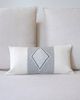 Voz Voz Diamante Lumbar Pillow with Border - 4