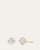 VRAI 14K Gold Brilliant Round Solitaire Lab Grown Diamond Stud Earrings, 4.00tcw - 1