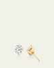 VRAI 14K Gold Brilliant Round Solitaire Lab Grown Diamond Stud Earrings, 4.00tcw - 2