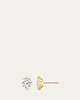 VRAI 14K Gold Brilliant Round Solitaire Lab Grown Diamond Stud Earrings, 4.00tcw - 3