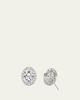 VRAI 14K White Gold Brilliant Round Halo Lab Grown Diamond Stud Earrings, 2.00tcw - 3