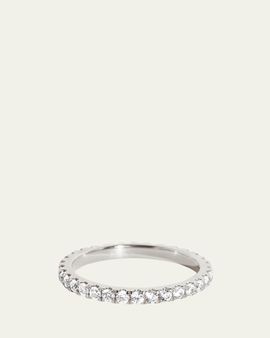 VRAI The Infinity 18K White Gold Lab Grown Diamond Band, 0.37tcw