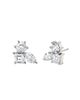 Vrai Vrai 6 Lab-Grown Diamond Ear Climber Earring in 14K White Gold, 1.70ctw Round Brilliant Lab Grown Diamonds - 1