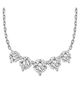 Vrai Vrai Arc Necklace in 14K White Gold, 3.5ctw Brilliant Round Lab Grown Diamonds - 1