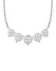 Vrai Vrai Arc Necklace in 14K White Gold, 3.5ctw Brilliant Round Lab Grown Diamonds - 4