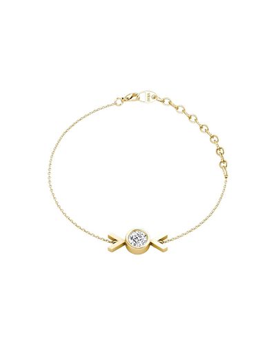 Vrai Vrai Arrow Bracelet in 14K Gold, 0.25ctw Round Brilliant Lab Grown Diamond