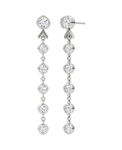 Vrai Vrai Arrow Drop Earring in 14K Gold, 1.5ctw Round Brilliant Lab Grown Diamonds