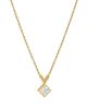 Vrai Vrai Arrow Necklace in 14K Gold, 0.25ctw Princess Lab Grown Diamond - 2