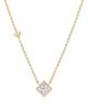 Vrai Vrai Arrow Station Necklace in 14K Gold, 0.5ctw Princess Lab Grown Diamond - 1