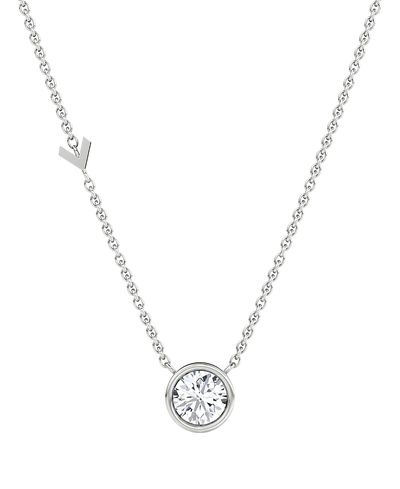 Vrai Vrai Arrow Station Necklace in 14K Gold, 0.75ctw Round Brilliant Lab Grown Diamond