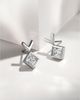 Vrai Vrai Arrow Stud in 14K Gold, 0.50ctw Princess Lab Grown Diamond - 4