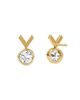 Vrai Vrai Arrow Stud in 14K Gold, 0.50ctw Round Brilliant Lab Grown Diamond - 3