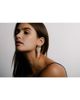 Vrai Vrai Baguette Cascade Earrings in 14K White Gold, 12.5ctw Baguette Lab Grown Diamonds - 3