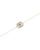 Vrai Vrai Bezel Solitaire Bracelet in 14K Gold, 0.5ctw Emerald Lab Grown Diamond 7" - 3