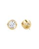 Vrai Vrai Bezel Solitaire Stud in 14K Yellow Gold, 2.0ctw Round Brilliant Lab Grown Diamond - 4