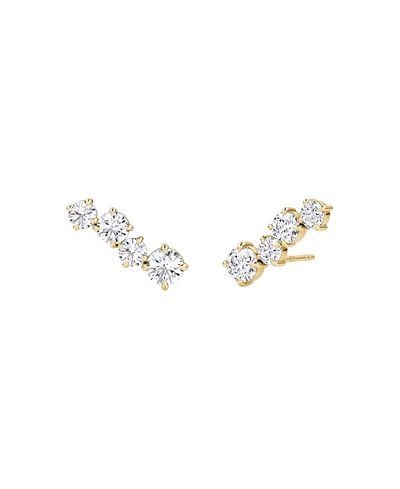 Vrai Vrai Cosmos Studs in 14K Yellow Gold, 1.22ctw Round Brilliant Lab Grown Diamond