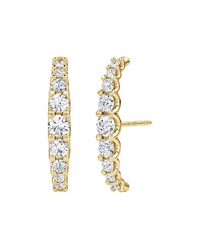Vrai Vrai Eternity Cuff Stud in 14K Yellow Gold, 1.04ctw Round Brilliant Lab Grown Diamonds
