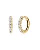 Vrai Vrai Eternity Hoops in 14K Gold, 0.28ctw Round Brilliant Lab Grown Diamonds - 1