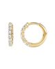 Vrai Vrai Eternity Hoops in 14K Gold, 0.28ctw Round Brilliant Lab Grown Diamonds - 3