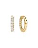 Vrai Vrai Eternity Hoops in 14K Gold, 0.28ctw Round Brilliant Lab Grown Diamonds - 4