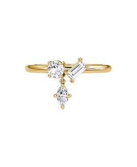 Vrai Vrai Falling Star Ring in 14K Yellow Gold, 0.36ctw Lab Grown Diamonds