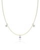 Vrai Vrai Floating 3 Station Necklace, 0.75ctw Round Brilliant Lab Created Diamonds, 18 - 1
