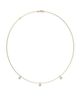 Vrai Vrai Floating 3 Station Necklace, 0.75ctw Round Brilliant Lab Created Diamonds, 18 - 2