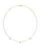 Vrai Vrai Floating 3 Station Necklace, 0.75ctw Round Brilliant Lab Created Diamonds, 18 - 3