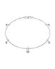 Vrai Vrai Floating 5 Station Bracelet in 14K Gold, 1.25ctw Round Brilliant Lab Grown Diamonds, 7 - 1