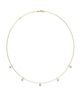 Vrai Vrai Floating 5 Station Necklace, 1.25ctw Round Brilliant Lab Created Diamonds, 18 - 2
