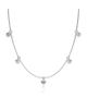 Vrai Vrai Floating Station Necklace in 14K Yellow Gold, 2.5ctw Brilliant Round Lab Grown Diamonds - 1