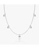 Vrai Vrai Floating Station Necklace in 14K Yellow Gold, 2.5ctw Brilliant Round Lab Grown Diamonds - 2
