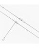 Vrai Vrai Floating Station Necklace in 14K Yellow Gold, 2.5ctw Brilliant Round Lab Grown Diamonds - 3