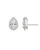 Vrai Vrai Halo Stud Earrings in 14K Gold, 1.5ctw Pear Lab Grown Diamond - 3