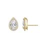 Vrai Vrai Halo Stud in 14K Gold, 1.5ctw Pear Lab Grown Diamond - 3