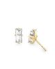 Vrai Vrai Iconic Lab-Grown Diamond Stud Earrings in 14K White Gold, 1.5ctw Baguette Lab Grown Diamonds - 4