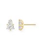 Vrai Vrai Iconic Lab-Grown Diamond Stud Earrings in 14K Yellow and White Gold, 1.5ctw Keystone Lab Grown Diamonds - 2