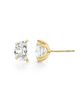 Vrai Vrai Iconic Lab-Grown Diamond Stud Earrings in 14K Yellow Gold, 1.5ctw Half Moon Lab Grown Diamonds - 2