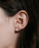 Vrai Vrai Iconic Lab-Grown Diamond Stud Earrings in 14K Yellow Gold, 1.5ctw Half Moon Lab Grown Diamonds - 3