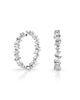 Vrai Vrai Illuminate Hoops in 14K White Gold, 18.3ctw Mixed Shaped Lab Grown Diamonds - 4