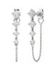 Vrai Vrai Linked Tennis Earring in 14K Gold, 1.1ctw Round Brilliant Lab Grown Diamonds - 1