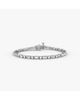 Vrai Vrai Mixed Shape Bracelet in 14K White Gold, 3.15ctw Baguette & Brilliant Round Lab Grown Diamonds - 3
