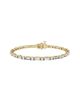 Vrai Vrai Mixed Shape Bracelet in 14K Yellow Gold, 3.0ctw Baguette & Brilliant Round Lab Grown Diamonds - 1