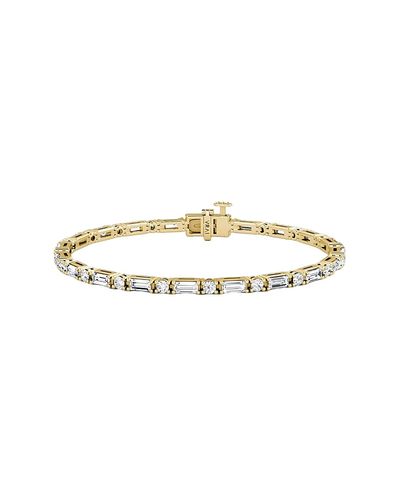 Vrai Vrai Mixed Shape Bracelet in 14K Yellow Gold, 3.0ctw Baguette & Brilliant Round Lab Grown Diamonds
