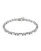 Vrai Vrai Mixed Shape Bracelet in 14K Yellow Gold, 5.95ctw Baguette & Brilliant Round Lab Grown Diamonds - 1