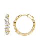 Vrai Vrai Mixed Shape Eternity Hoop in 14K White/Yellow Gold, 3.8ctw Lab Grown Diamonds - 3