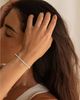 Vrai Vrai Paperclip Tennis Bracelet, Medium in 14K Gold, 2.4ctw Round Brilliant Lab Grown Diamonds - 2