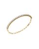 Vrai Vrai Paperclip Tennis Bracelet, Medium in 14K Gold, 2.4ctw Round Brilliant Lab Grown Diamonds - 3