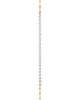 Vrai Vrai Paperclip Tennis Bracelet, Medium in 14K Gold, 2.4ctw Round Brilliant Lab Grown Diamonds - 4