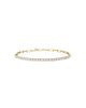 Vrai Vrai Paperclip Tennis Bracelet, Petite in 14K Gold, 1.2ctw Round Brilliant Lab Grown Diamonds - 1